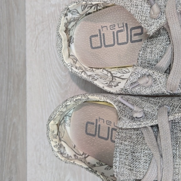 Hey Dude Womens Wendy L Linen Iron Loafer Slip on shoes sz 7 - Picture 5 of 12